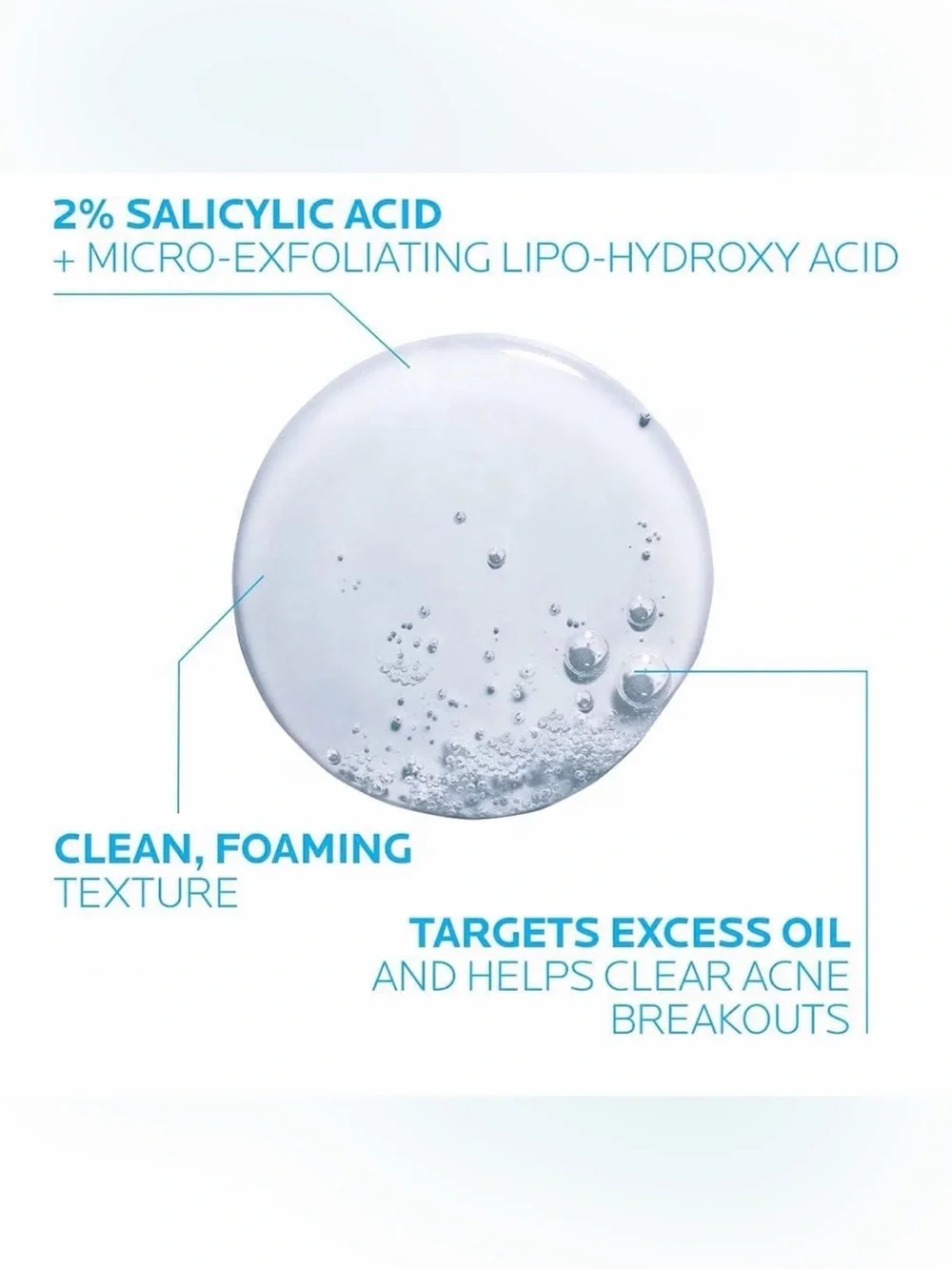 La Roche-Posay Effaclar Medicated Gel Cleanser - White